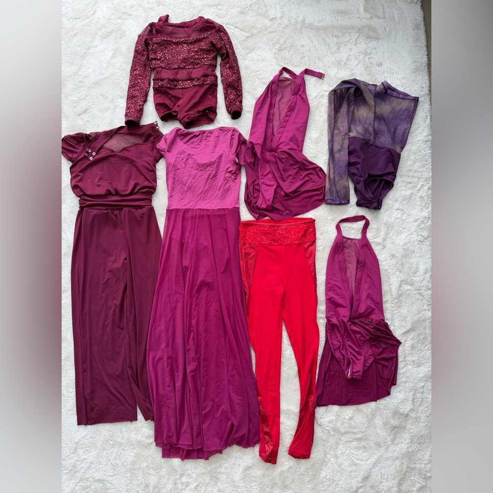 Bulk Lot 45 Weissman & Balera Dance Costumes for Kids & Adults – Mixed Sizes